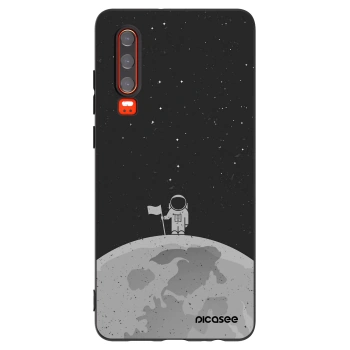 Picasee silikónový čierny obal pre Huawei P30 - Astronaut