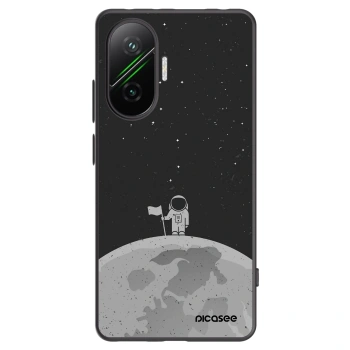 Picasee silikónový čierny obal pre Xiaomi Poco F7 Pro 5G - Astronaut