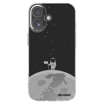Picasee silikónový prehľadný obal pre Apple iPhone 17 - Astronaut