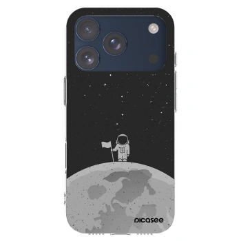 Picasee silikónový prehľadný obal pre Apple iPhone 17 Pro - Astronaut