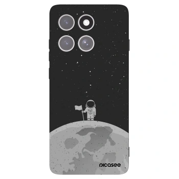 Picasee silikónový čierny obal pre Motorola Edge 60 Pro - Astronaut