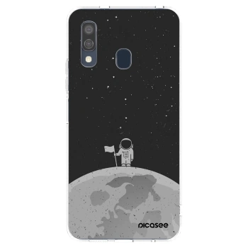 Picasee silikónový prehľadný obal pre Samsung Galaxy A40 A405F - Astronaut