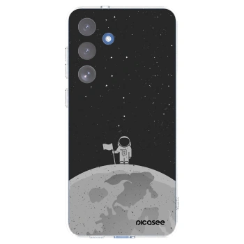 Picasee silikónový prehľadný obal pre Samsung Galaxy S25 FE 5G - Astronaut