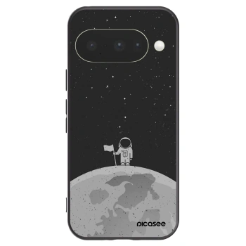 Picasee silikónový čierny obal pre Google Pixel 10 - Astronaut