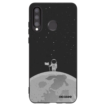 Picasee silikónový čierny obal pre Huawei P30 Lite - Astronaut