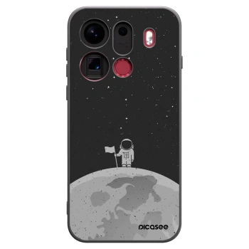 Picasee silikónový čierny obal pre OPPO Find X9 Pro - Astronaut