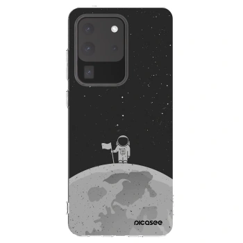 Picasee silikónový prehľadný obal pre Samsung Galaxy S20 Ultra 5G G988F - Astronaut