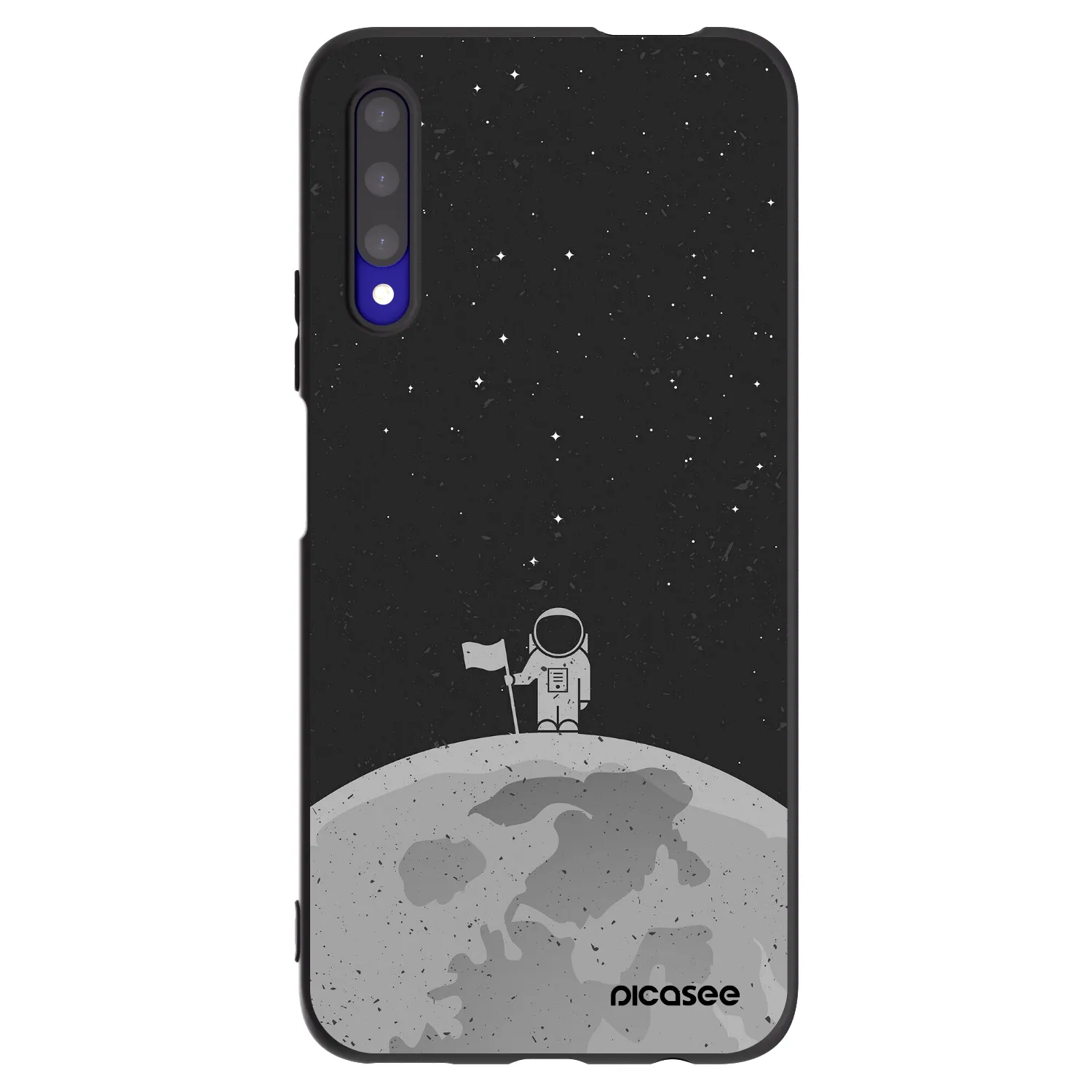 Picasee silikónový čierny obal pre Honor 9X Pro - Astronaut