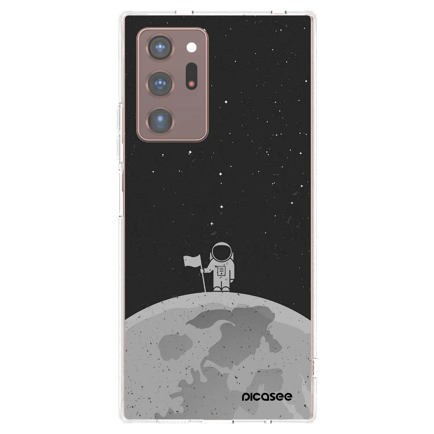 Picasee silikónový prehľadný obal pre Samsung Galaxy Note 20 Ultra - Astronaut