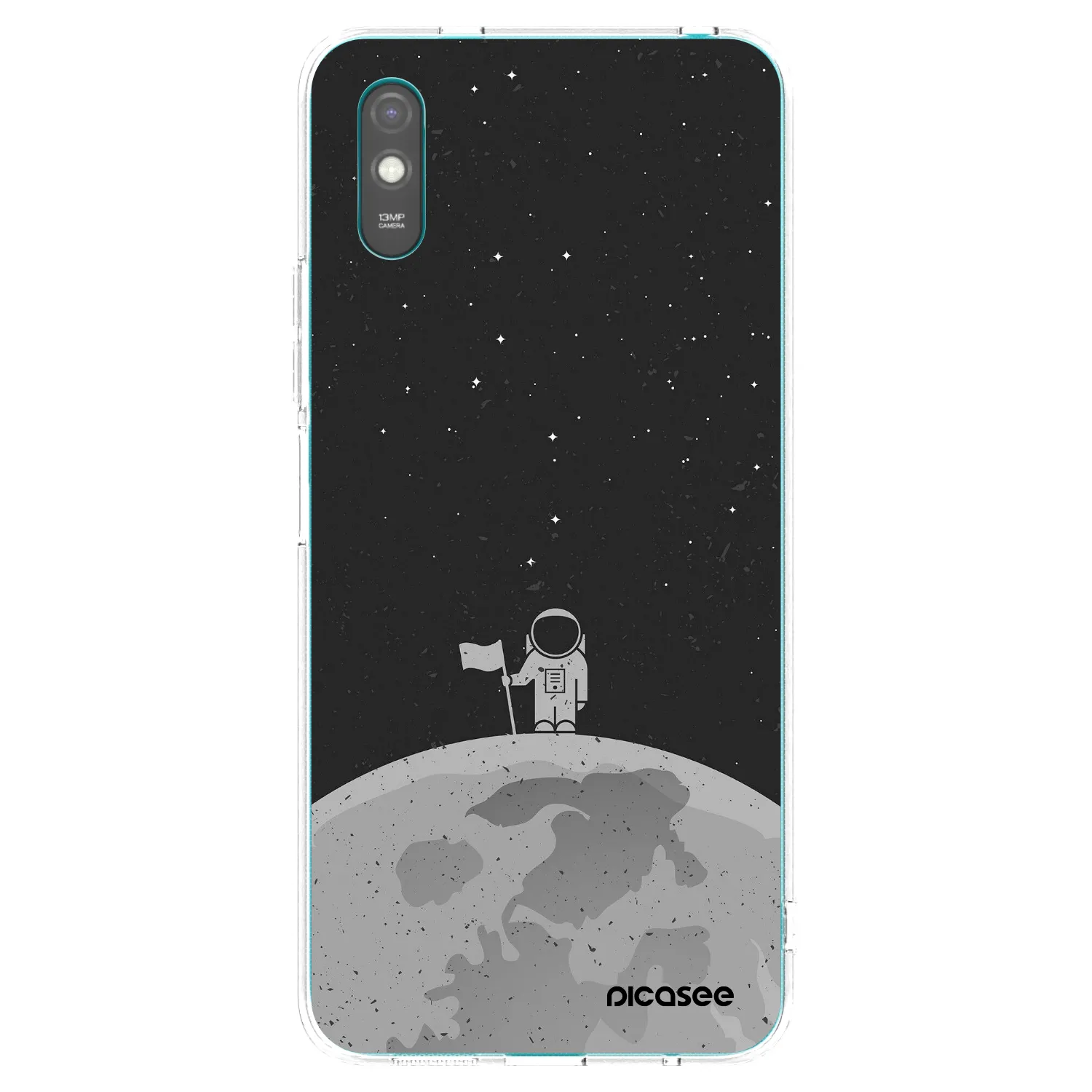 Picasee silikónový prehľadný obal pre Xiaomi Redmi 9A - Astronaut