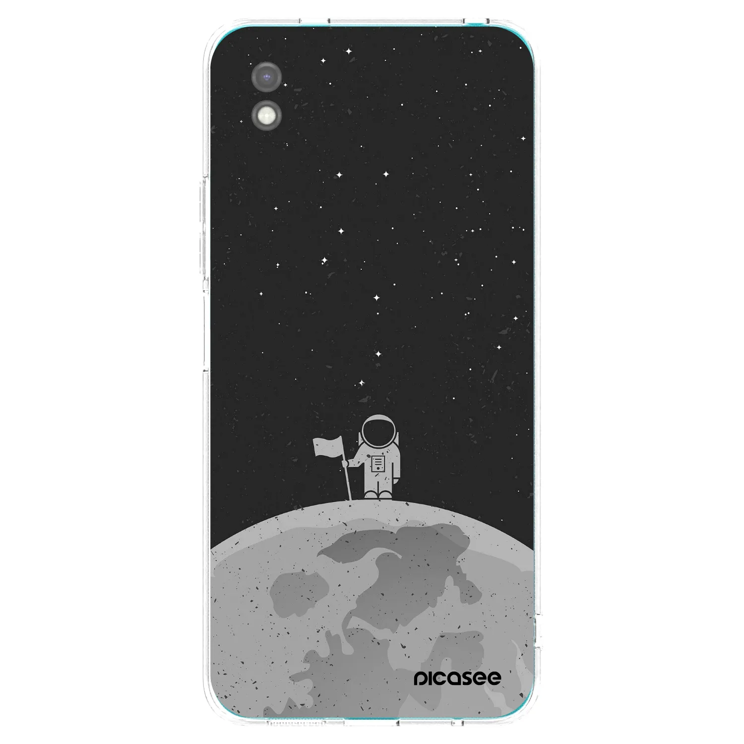 Picasee silikónový čierny obal pre Xiaomi Redmi 9A - Astronaut