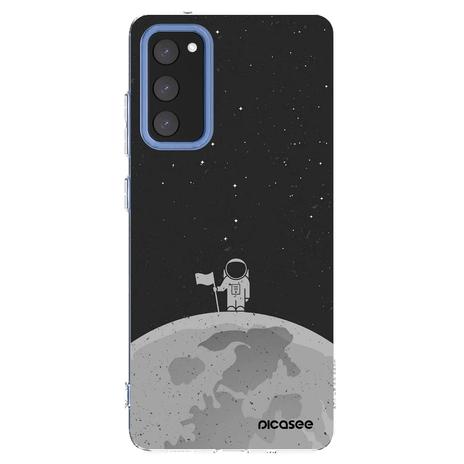Picasee silikónový prehľadný obal pre Samsung Galaxy S20 FE - Astronaut