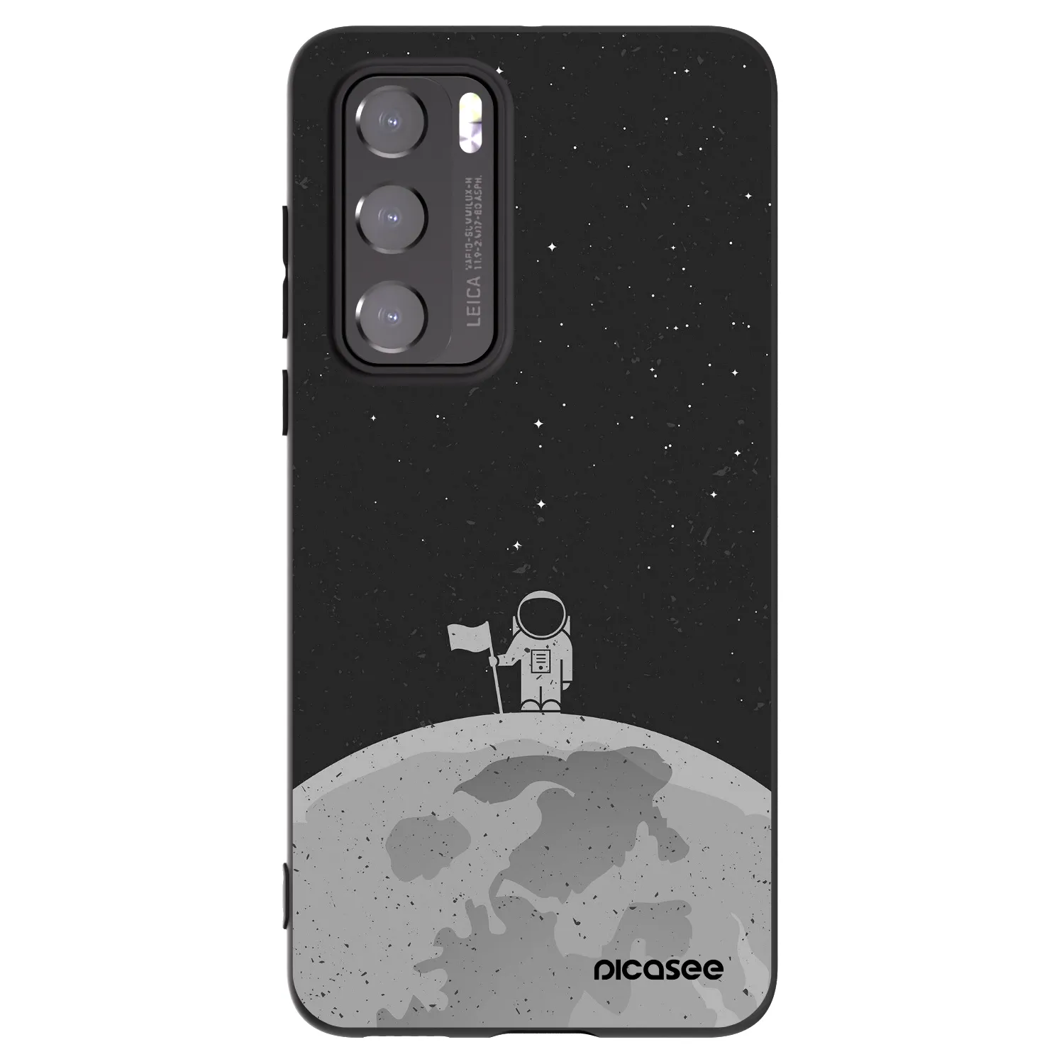 Picasee silikónový čierny obal pre Huawei P40 - Astronaut