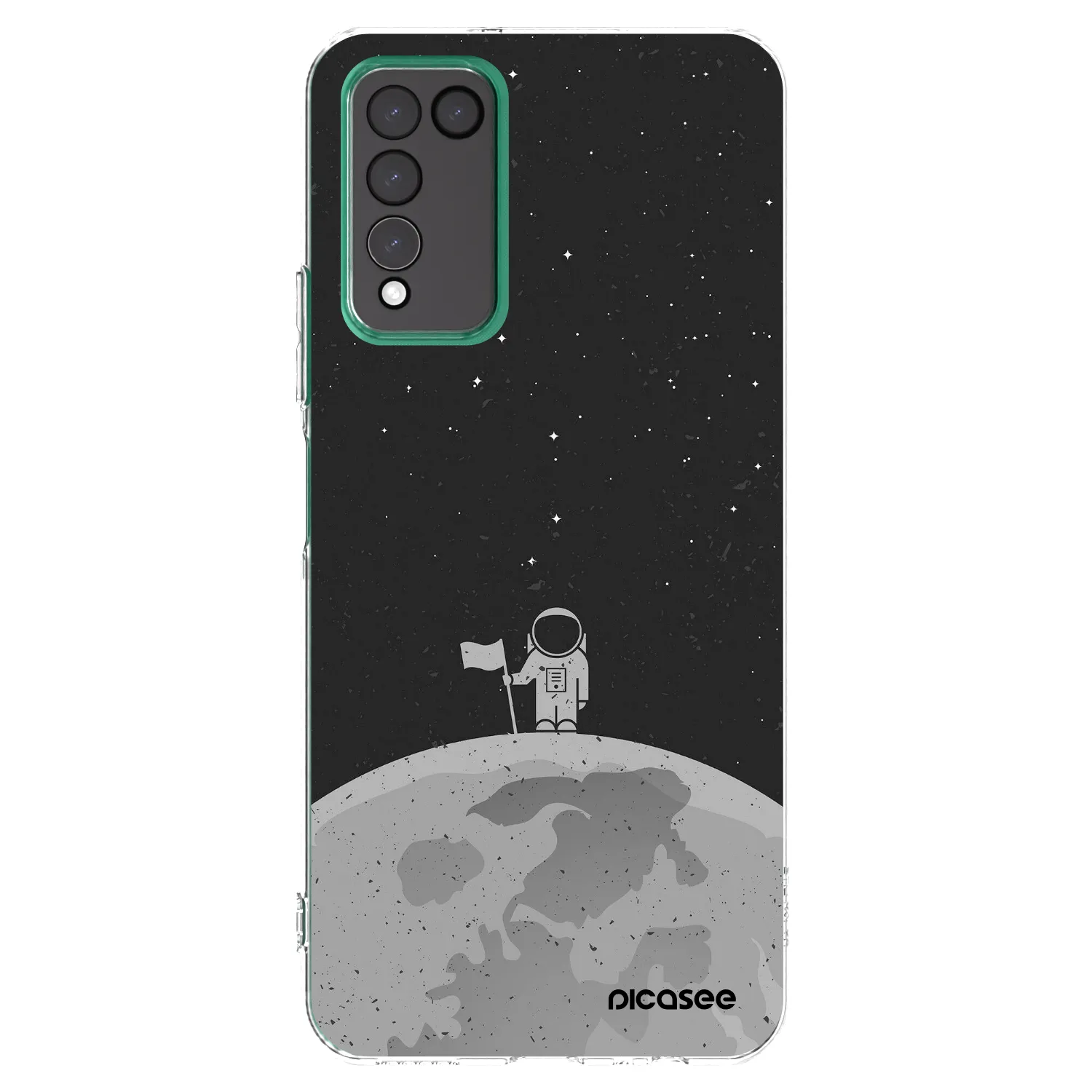 Silikónový prehľadný obal pre Honor 10X Lite - Astronaut