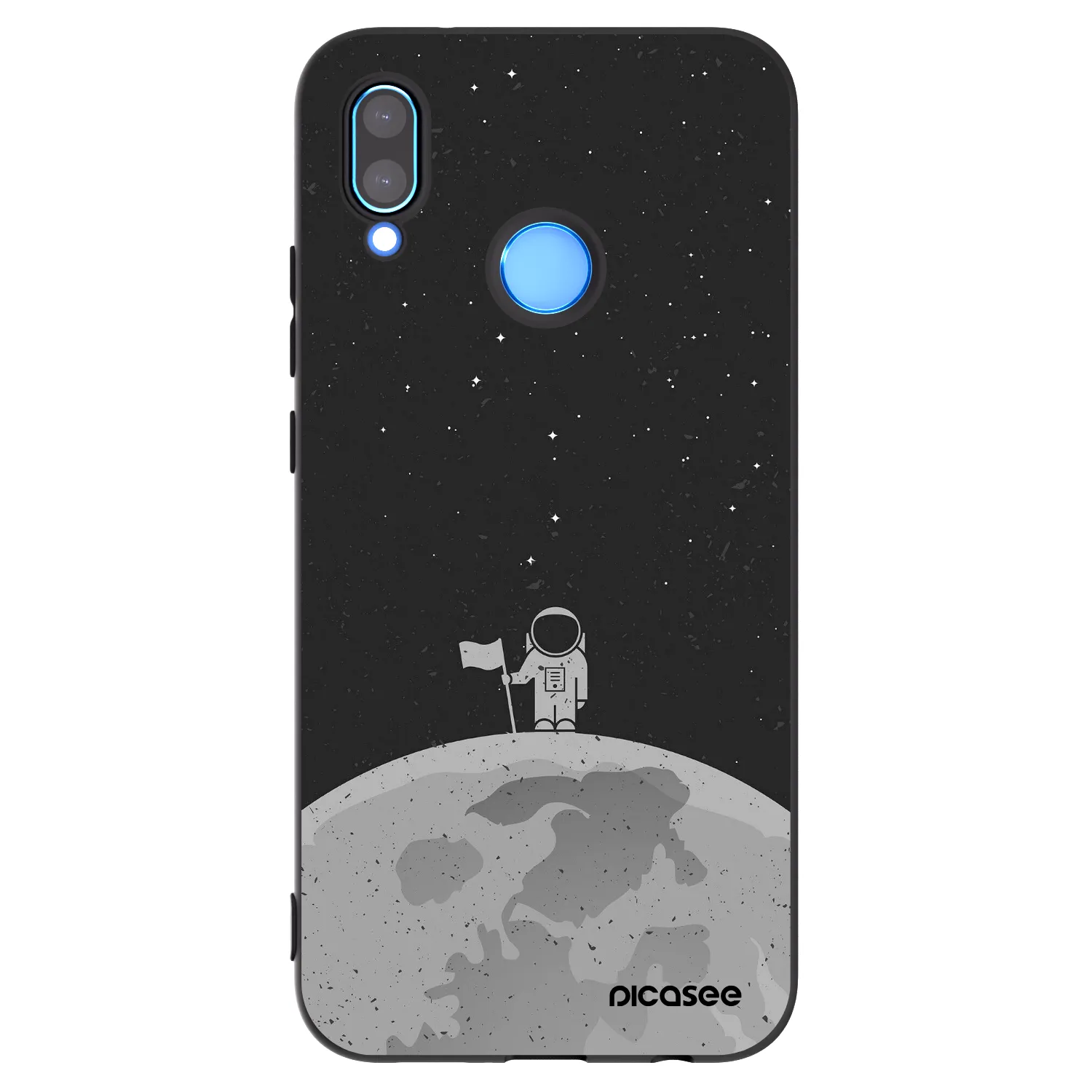 Picasee silikónový čierny obal pre Huawei P20 Lite - Astronaut