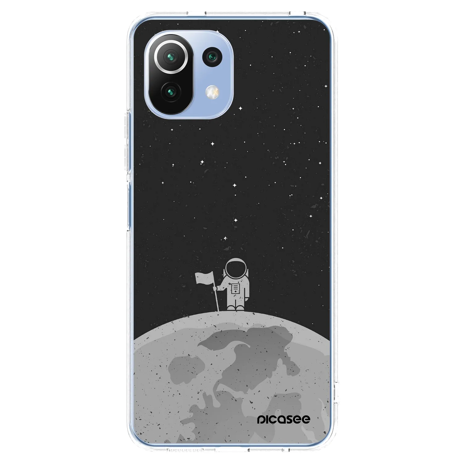 Picasee silikónový prehľadný obal pre Xiaomi Mi 11 Lite - Astronaut