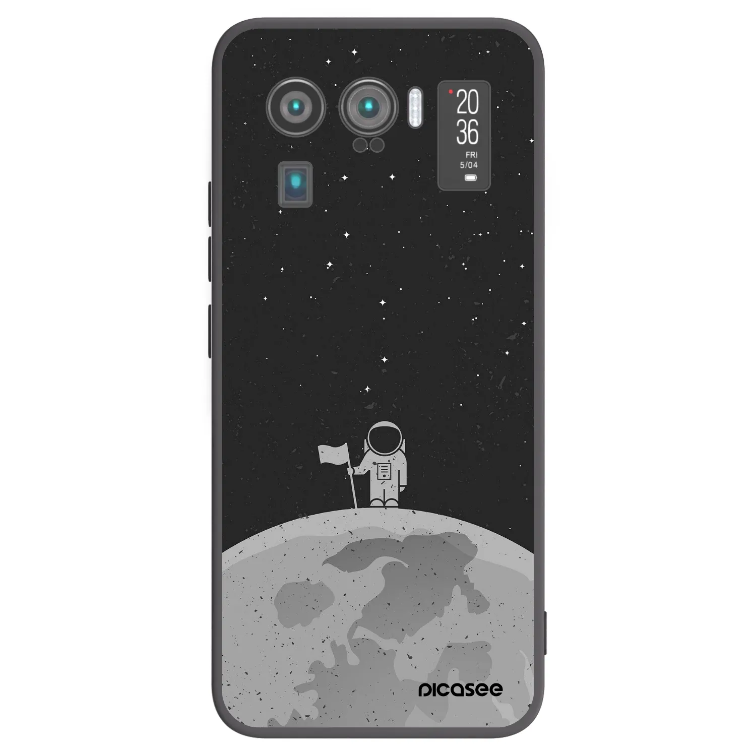 Picasee silikónový čierny obal pre Xiaomi Mi 11 Ultra - Astronaut