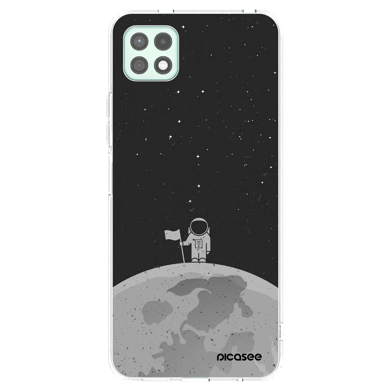 Picasee silikónový prehľadný obal pre Samsung Galaxy A22 A226B 5G - Astronaut
