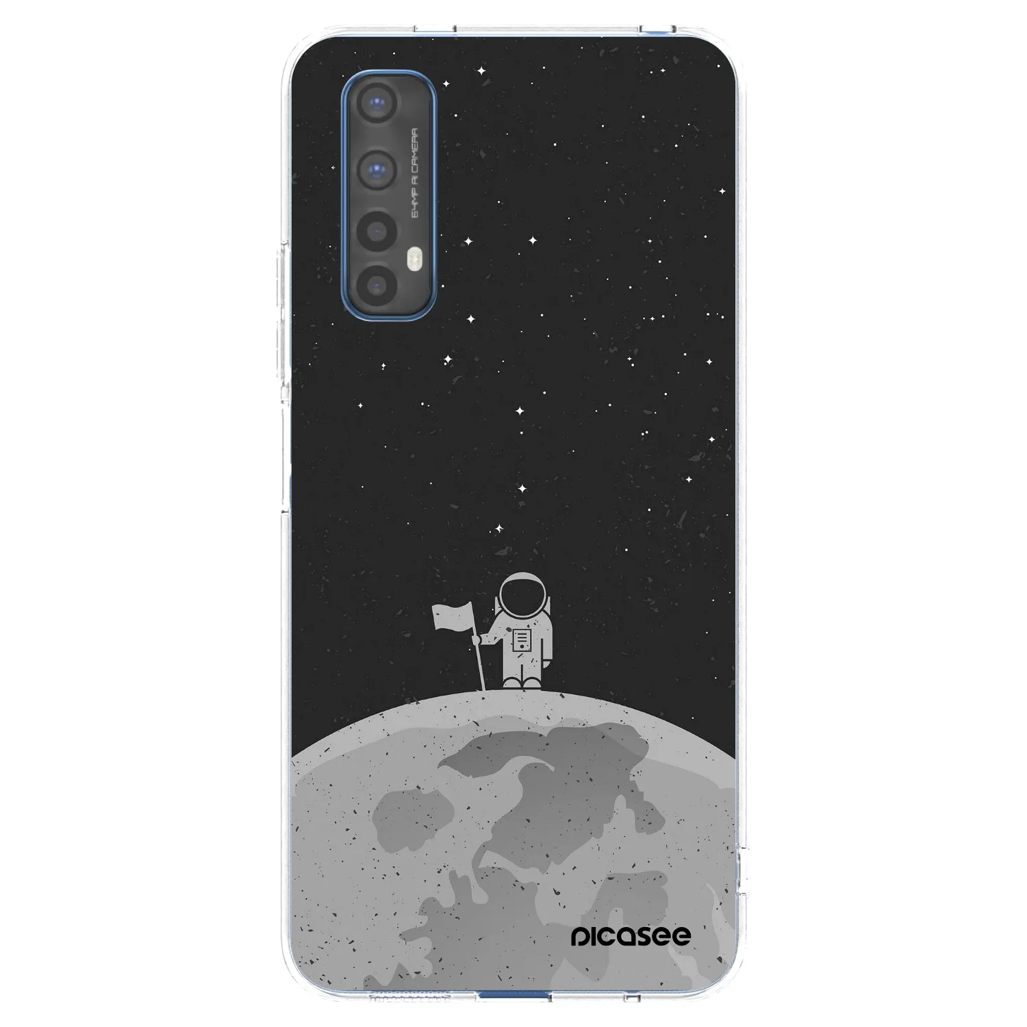 Picasee silikónový prehľadný obal pre Realme 7 - Astronaut