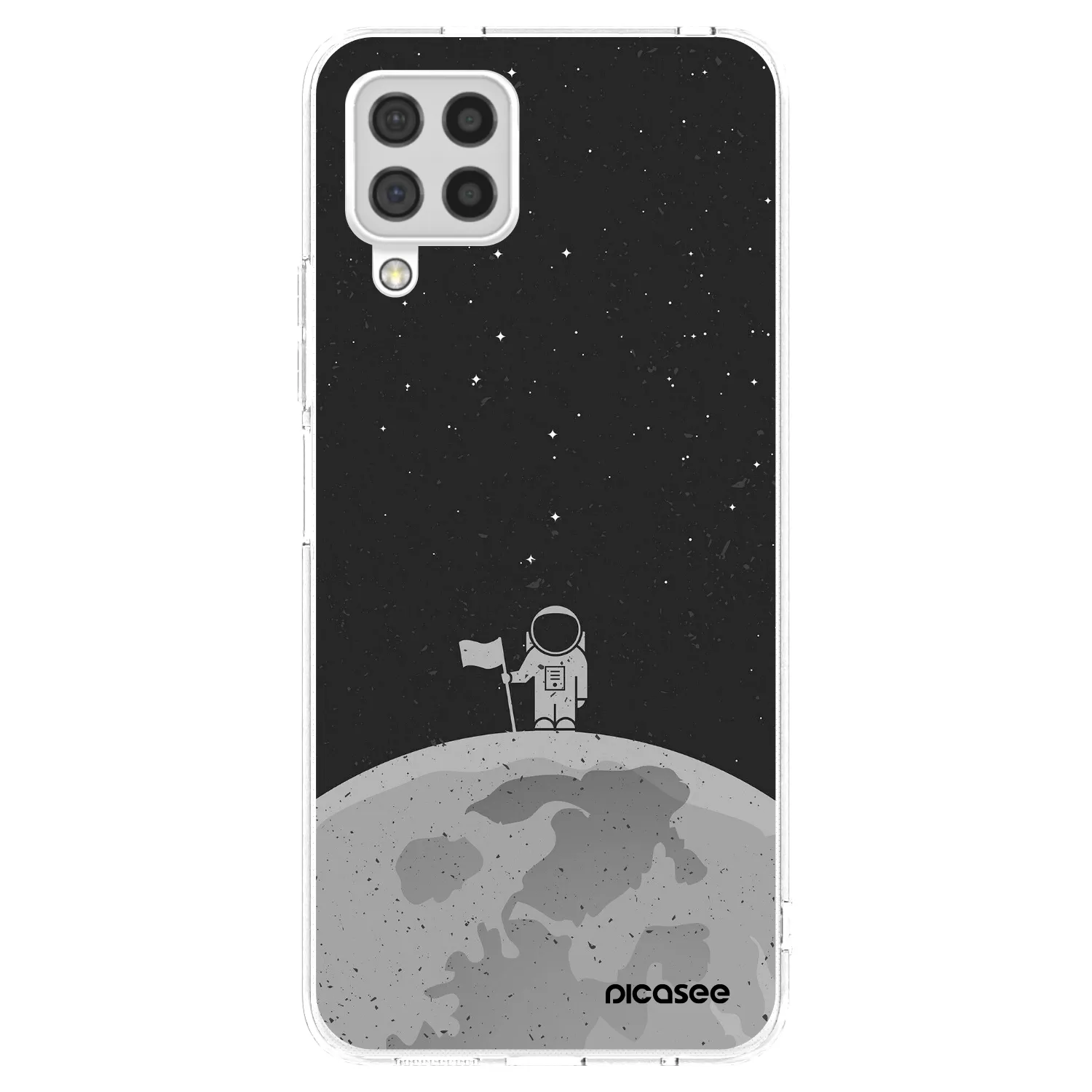 Silikónový prehľadný obal pre Samsung Galaxy A22 A225F 4G - Astronaut
