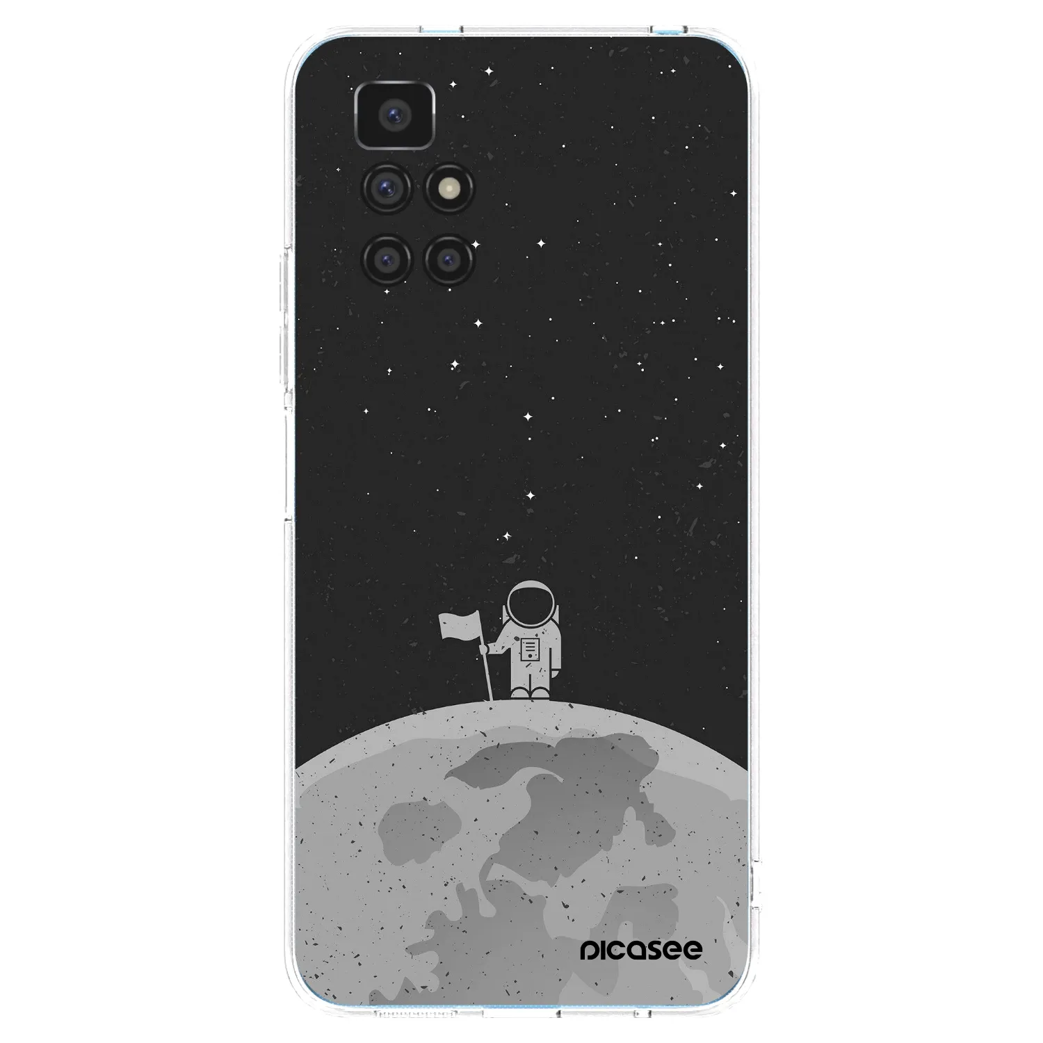 Picasee silikónový prehľadný obal pre Xiaomi Redmi 10 - Astronaut