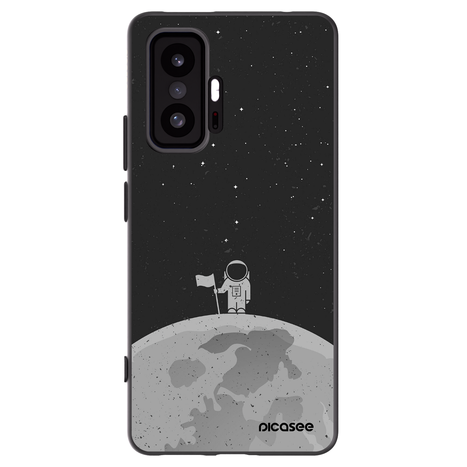 Picasee silikónový čierny obal pre Xiaomi 11T - Astronaut
