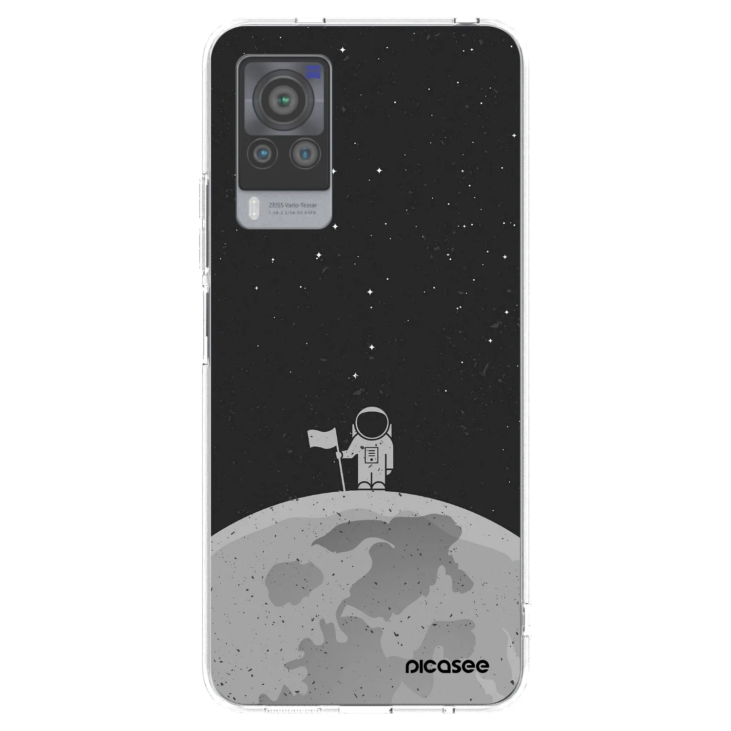 Picasee silikónový prehľadný obal pre Vivo X60 Pro 5G - Astronaut