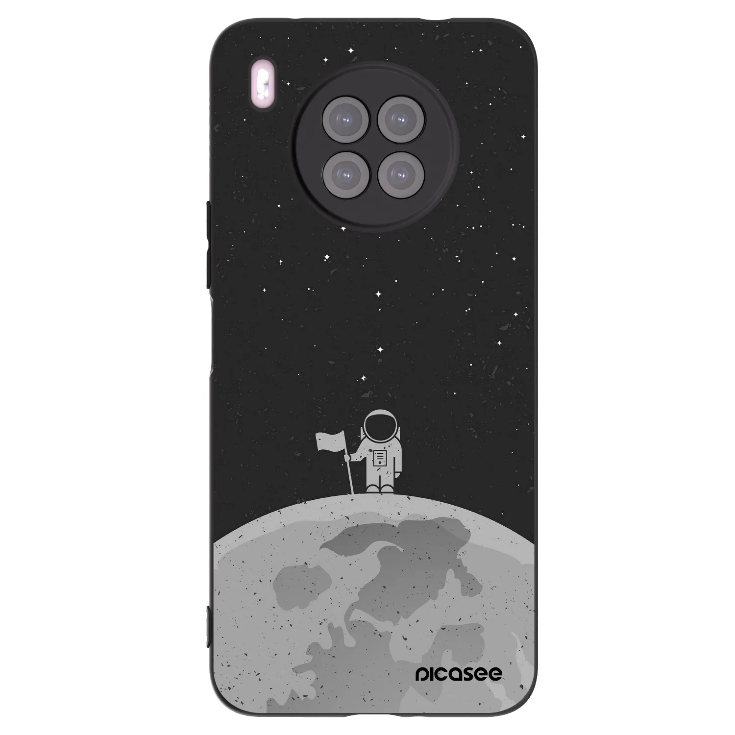 Picasee silikónový čierny obal pre Huawei Nova 8i - Astronaut