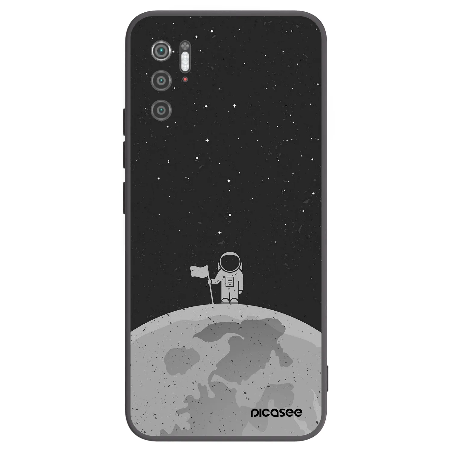 Picasee silikónový čierny obal pre Xiaomi Poco M3 Pro 5G - Astronaut