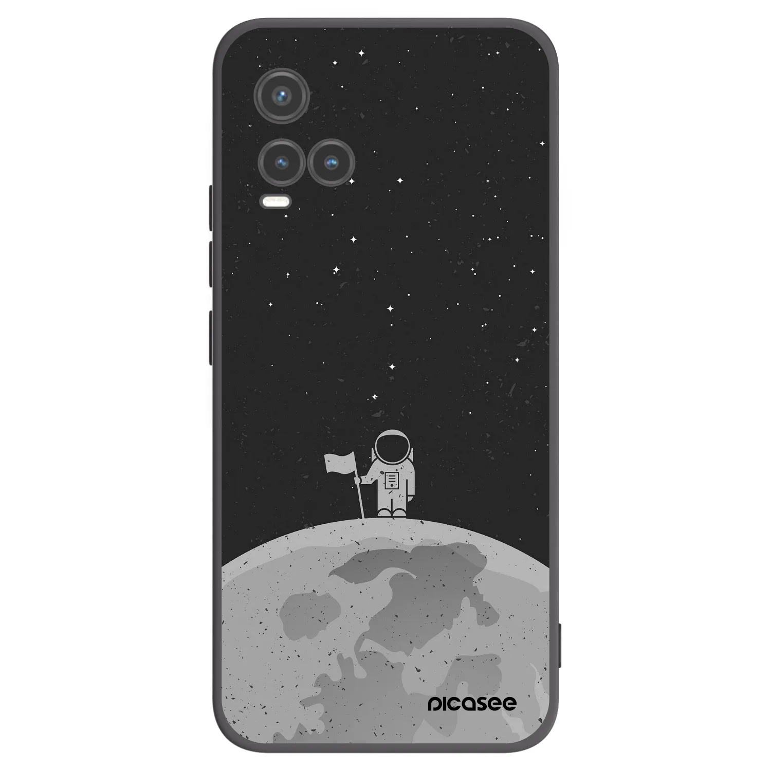Picasee silikónový čierny obal pre Vivo Y33s - Astronaut