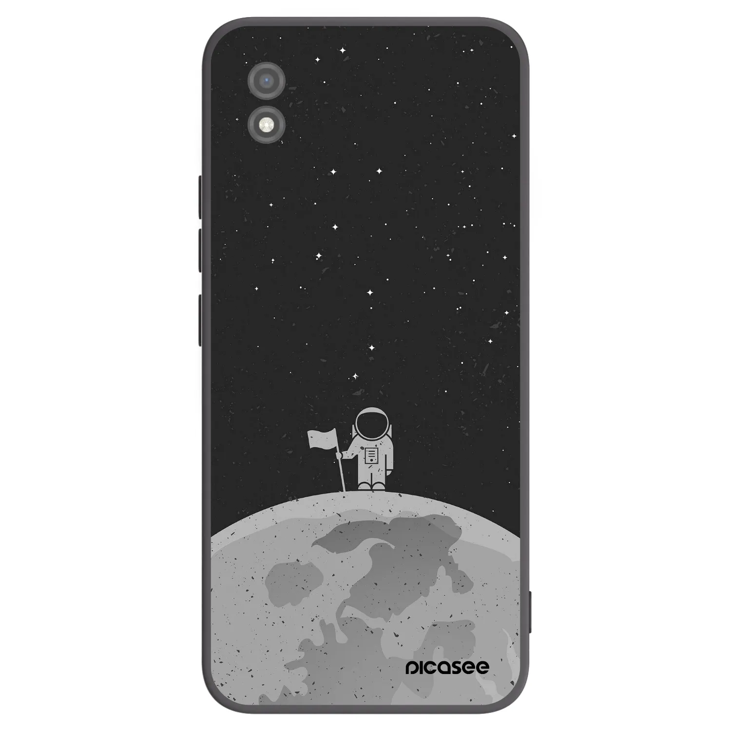 Picasee silikónový čierny obal pre Realme C11 (2021) - Astronaut
