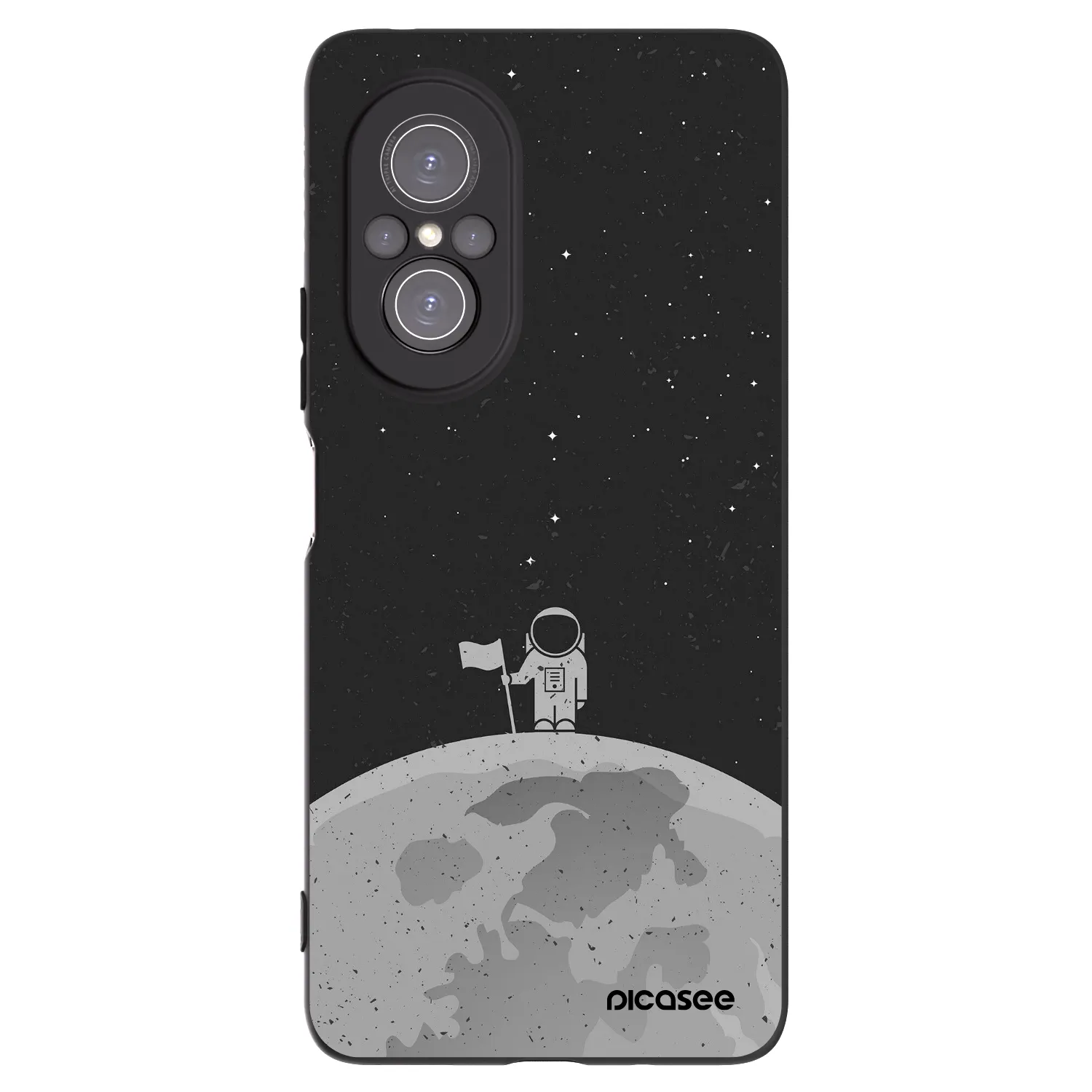 Picasee silikónový čierny obal pre Huawei Nova 9 SE - Astronaut