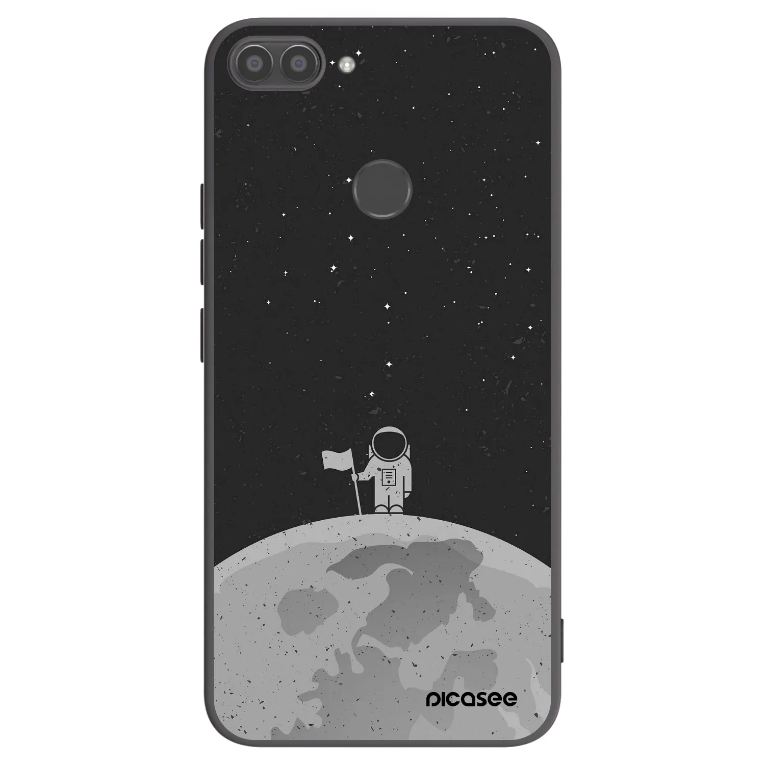 Picasee silikónový čierny obal pre Huawei P Smart - Astronaut