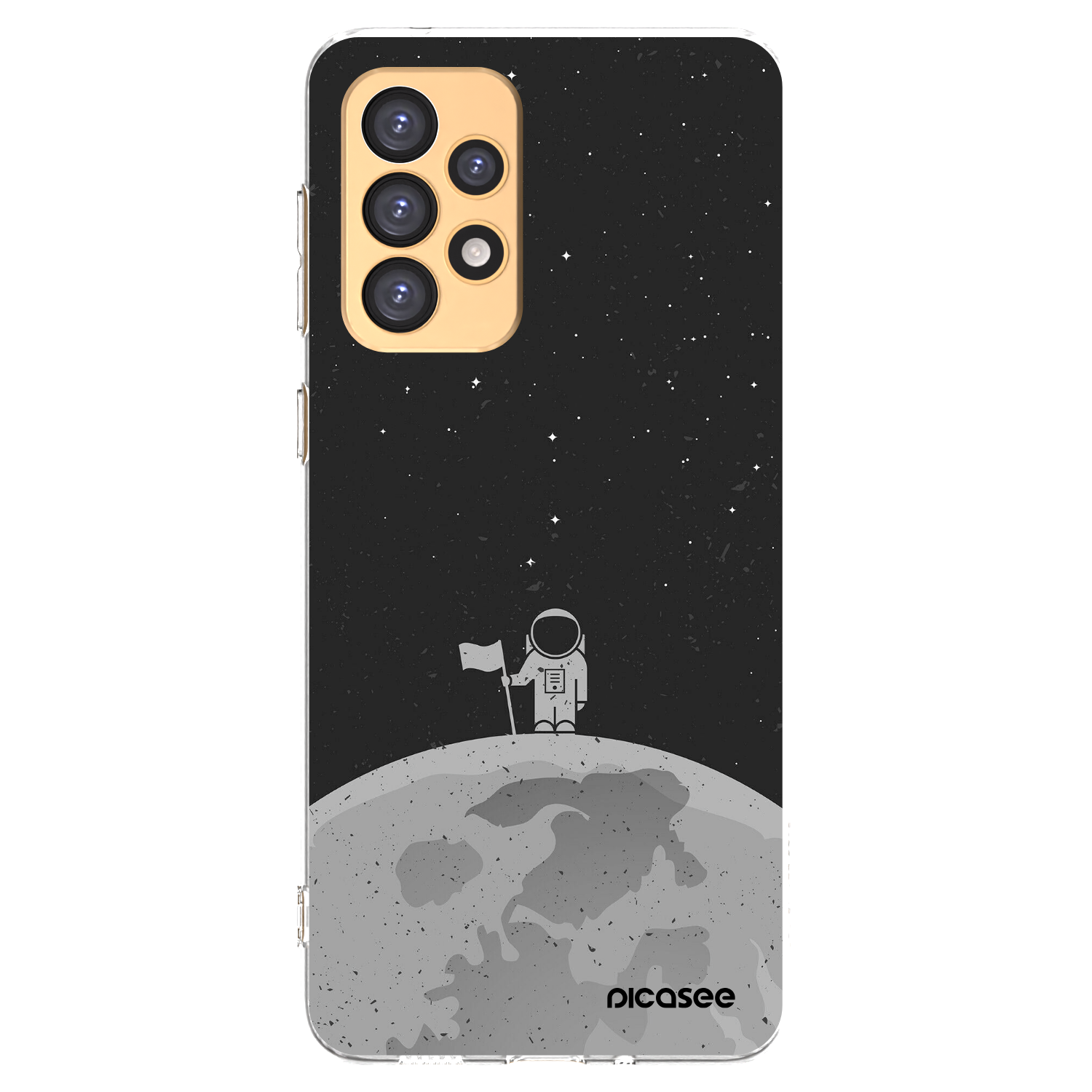 Picasee silikónový prehľadný obal pre Samsung Galaxy A33 5G A336 - Astronaut