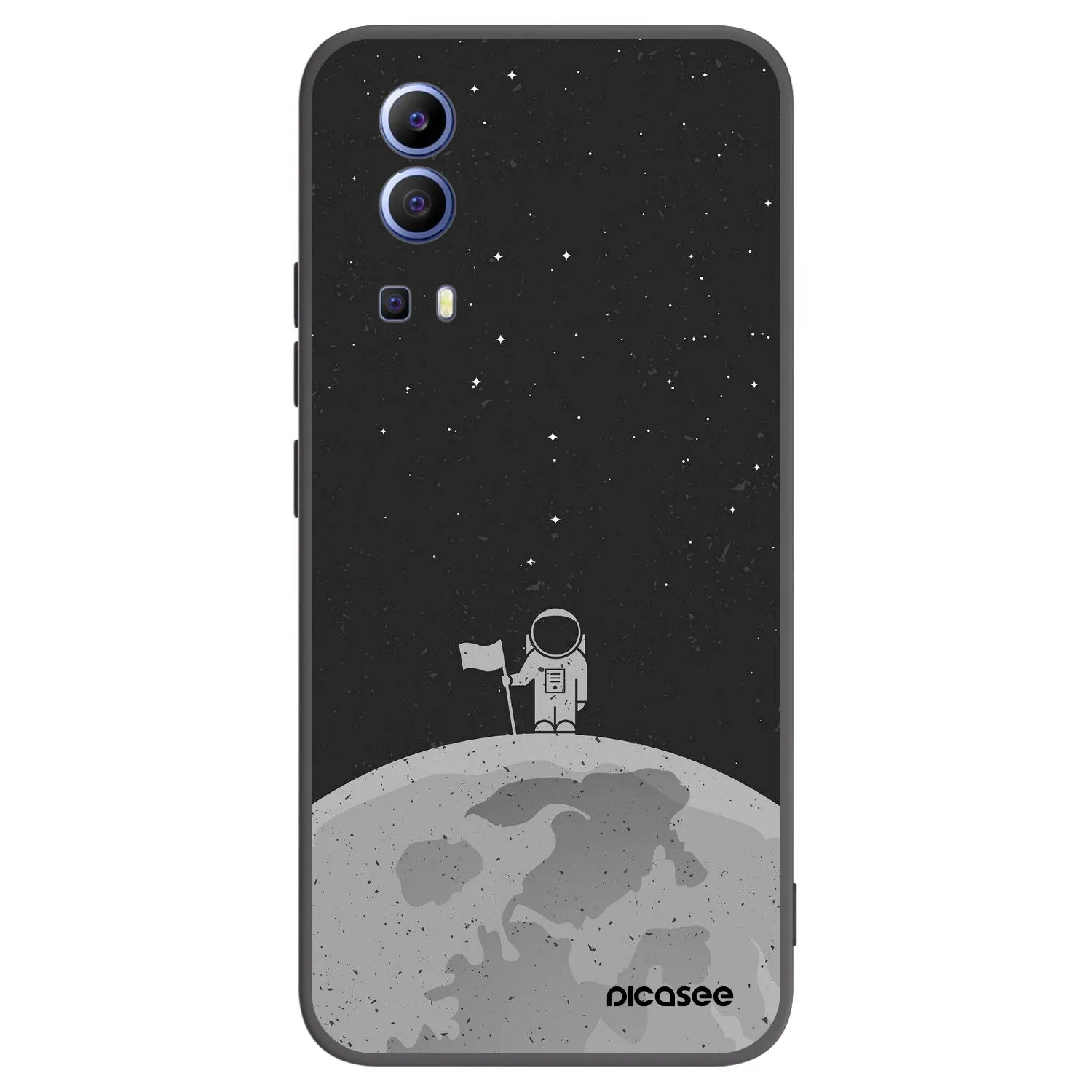 Picasee silikónový čierny obal pre Vivo Y52 5G - Astronaut