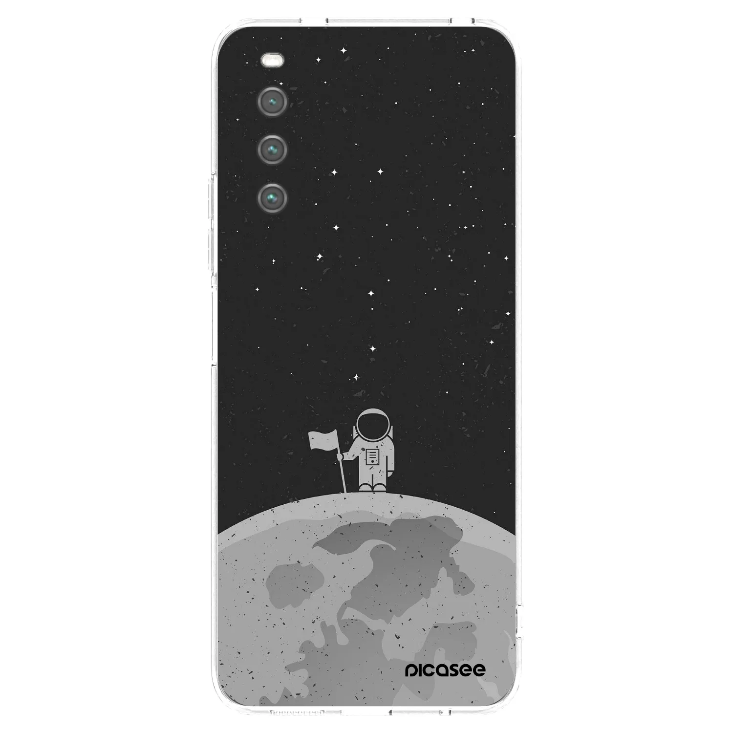 Picasee silikónový prehľadný obal pre Sony Xperia 10 IV 5G - Astronaut