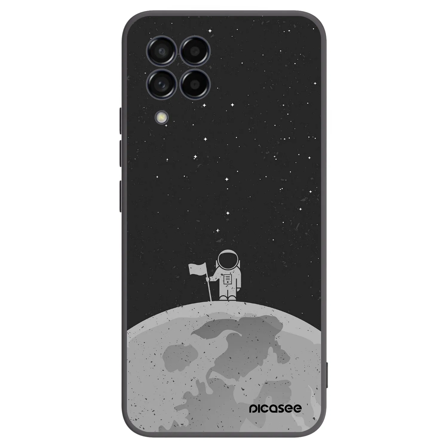Picasee silikónový čierny obal pre Samsung Galaxy M53 5G - Astronaut
