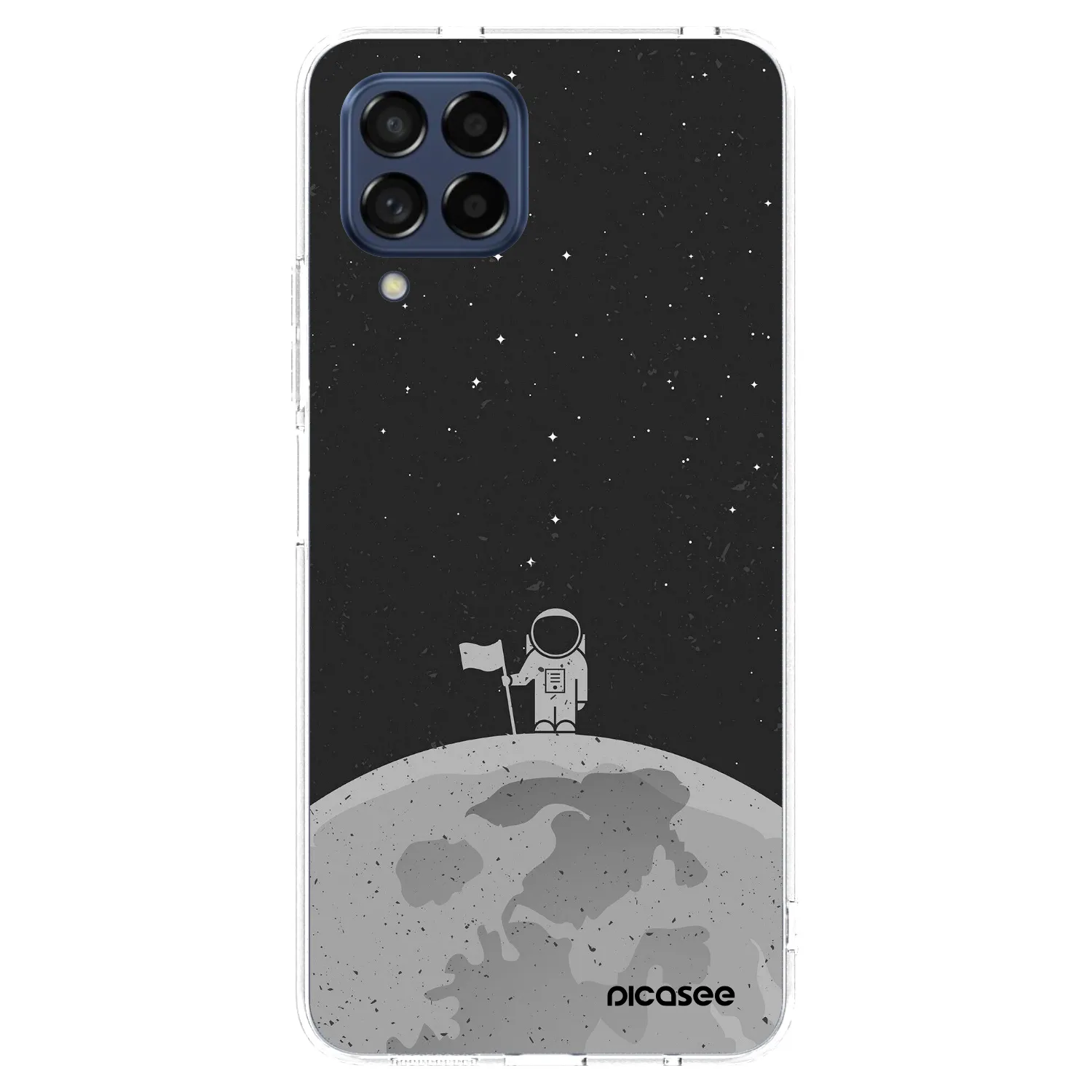 Picasee silikónový prehľadný obal pre Samsung Galaxy M53 5G - Astronaut