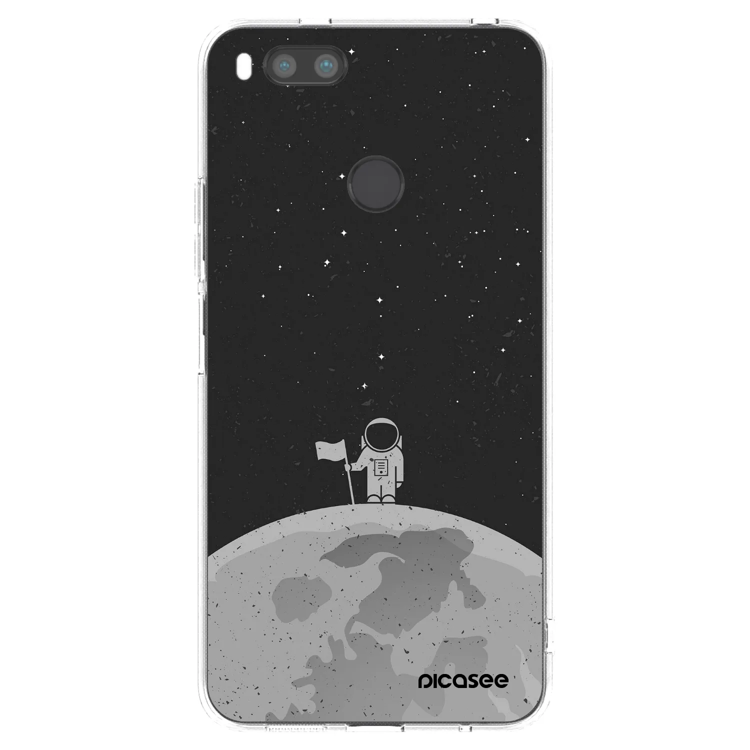 Picasee silikónový prehľadný obal pre Xiaomi Redmi A1 - Astronaut