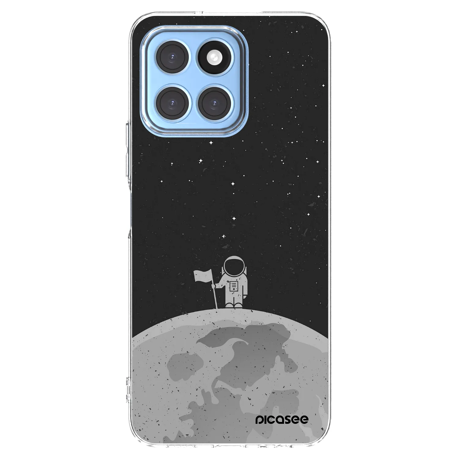 Picasee silikónový prehľadný obal pre Honor X8 5G - Astronaut
