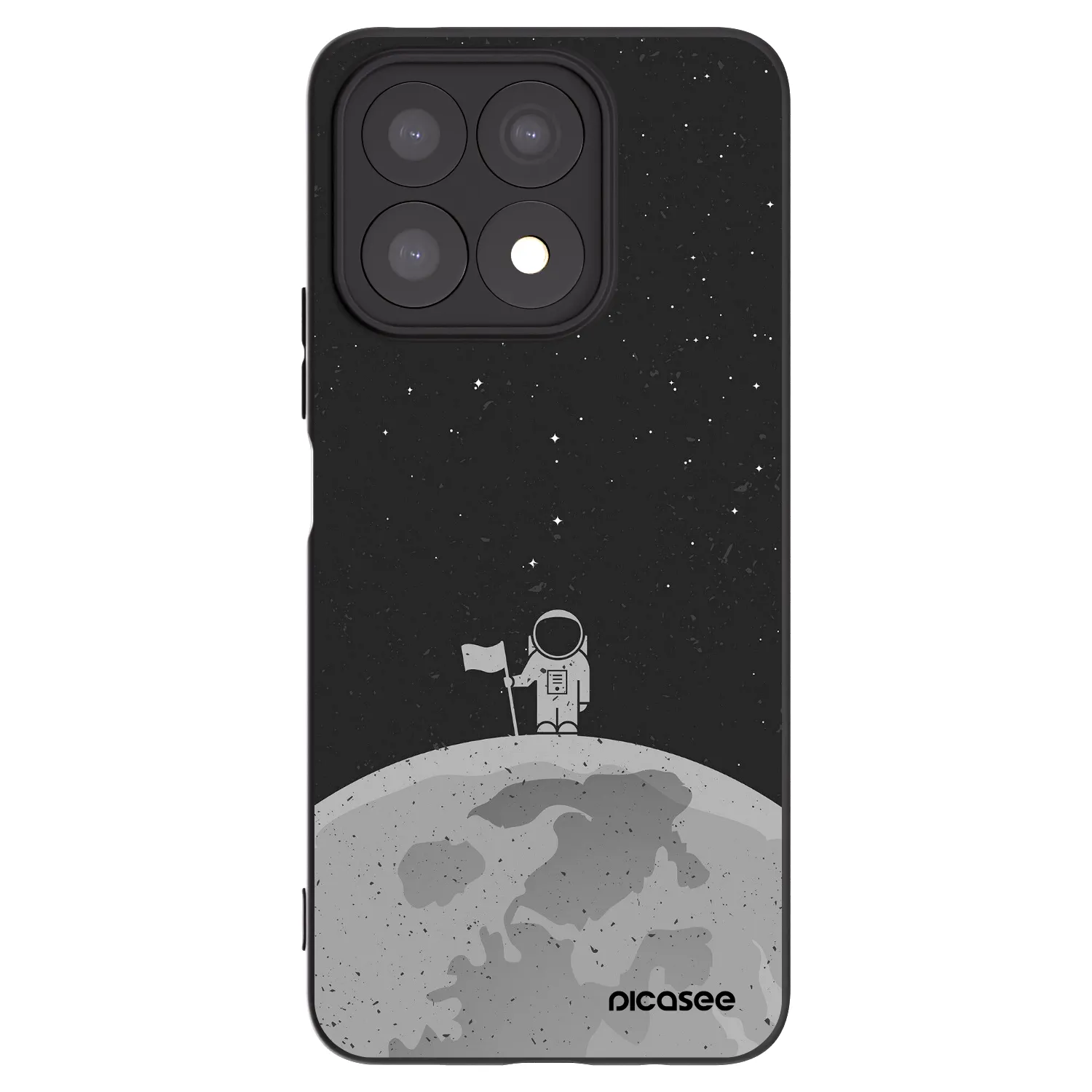 Picasee silikónový čierny obal pre Honor X8a - Astronaut