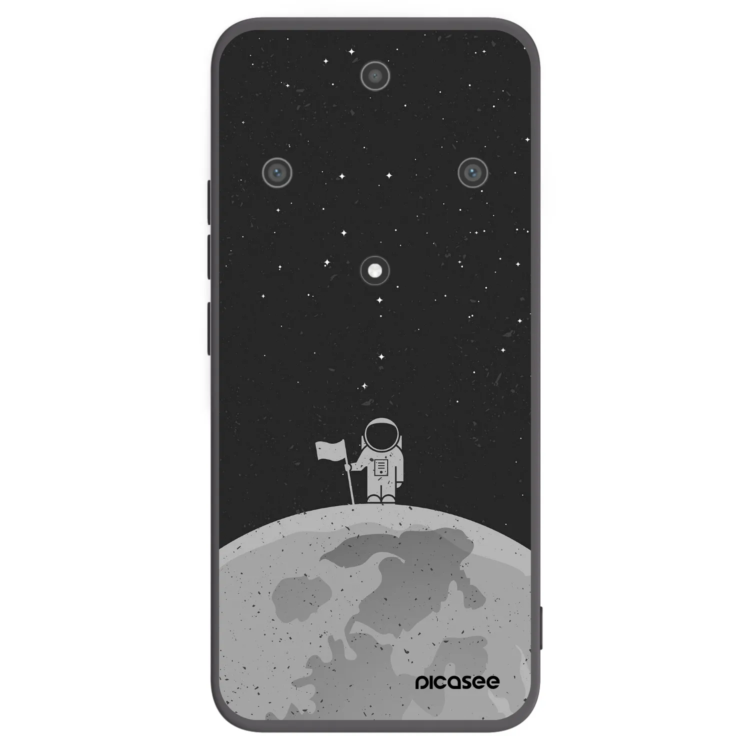 Silikónový čierny obal pre Honor Magic5 Lite 5G - Astronaut