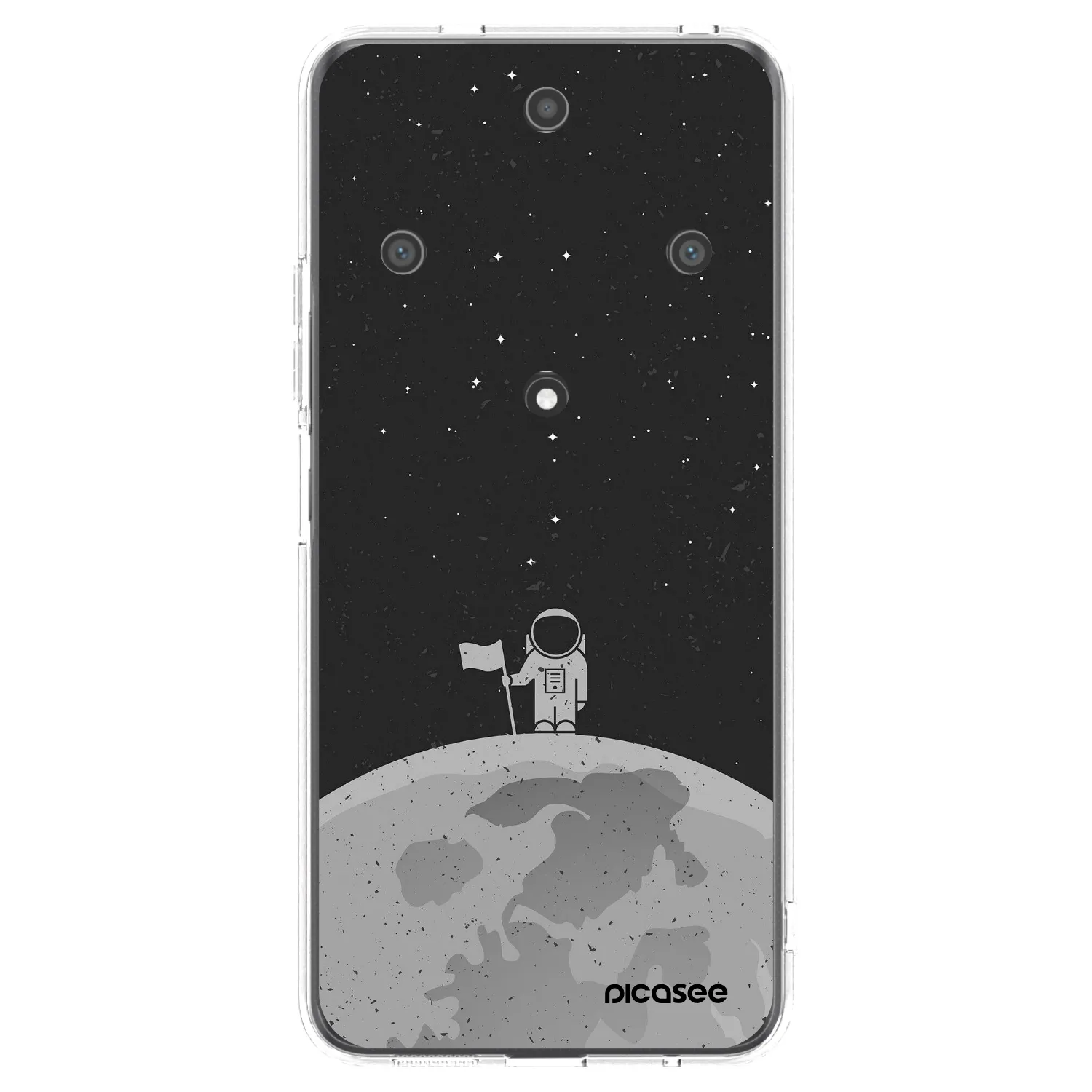 Silikónový prehľadný obal pre Honor Magic5 Lite 5G - Astronaut