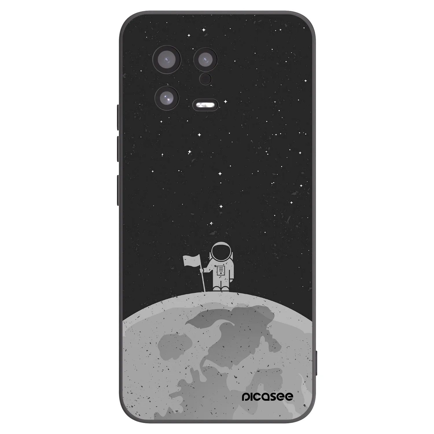 Silikónový čierny obal pre Xiaomi 13 - Astronaut