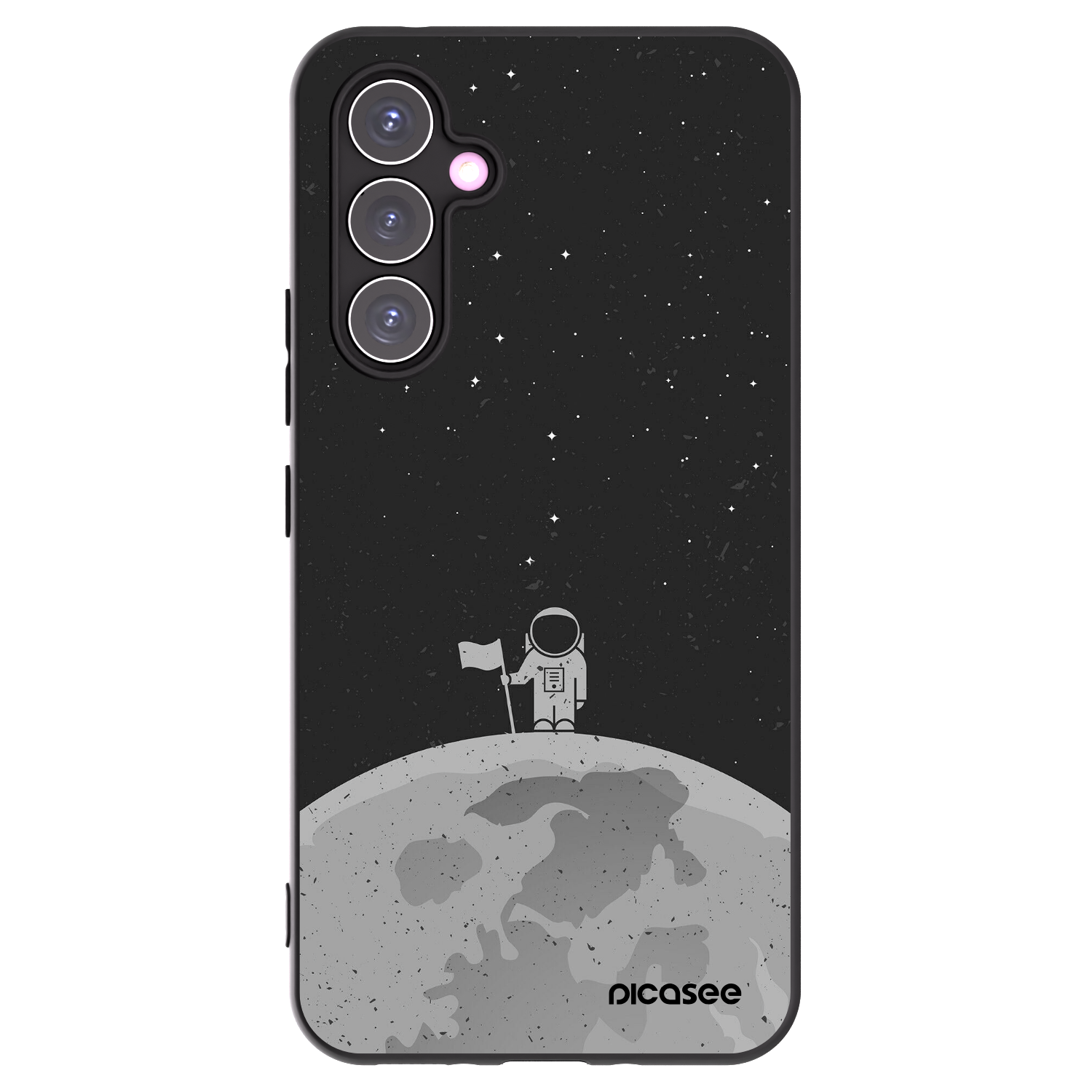 Picasee silikónový čierny obal pre Samsung Galaxy A54 5G A546B - Astronaut