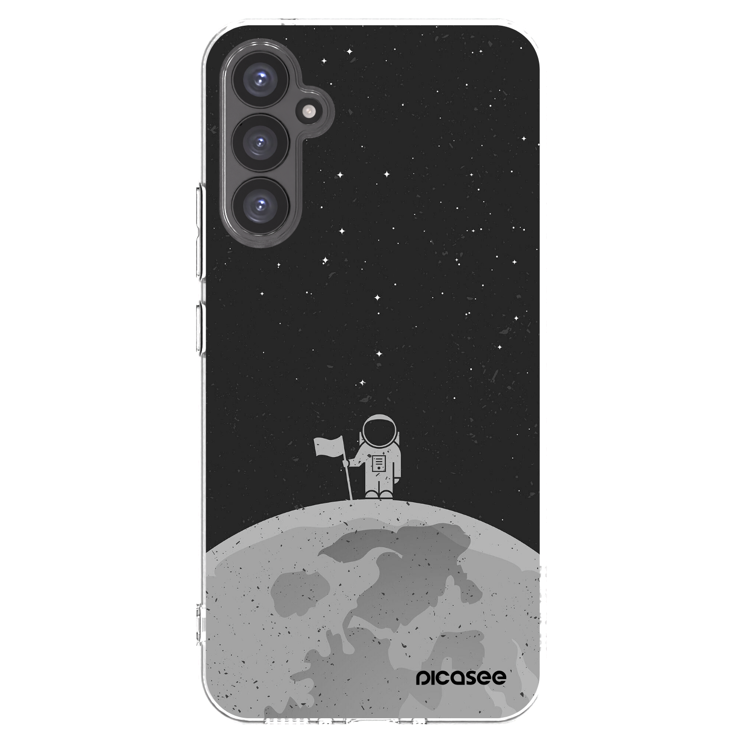 Picasee silikónový prehľadný obal pre Samsung Galaxy A34 5G A346B - Astronaut