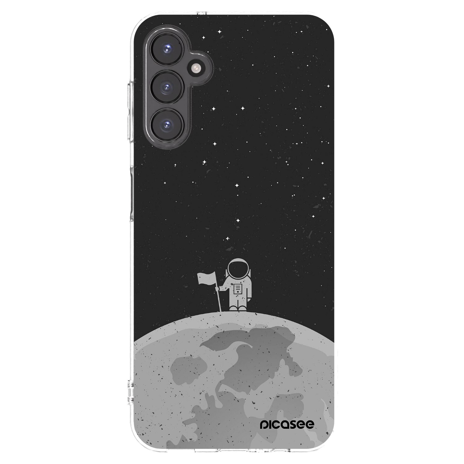 Picasee silikónový prehľadný obal pre Samsung Galaxy A14 5G A146P - Astronaut