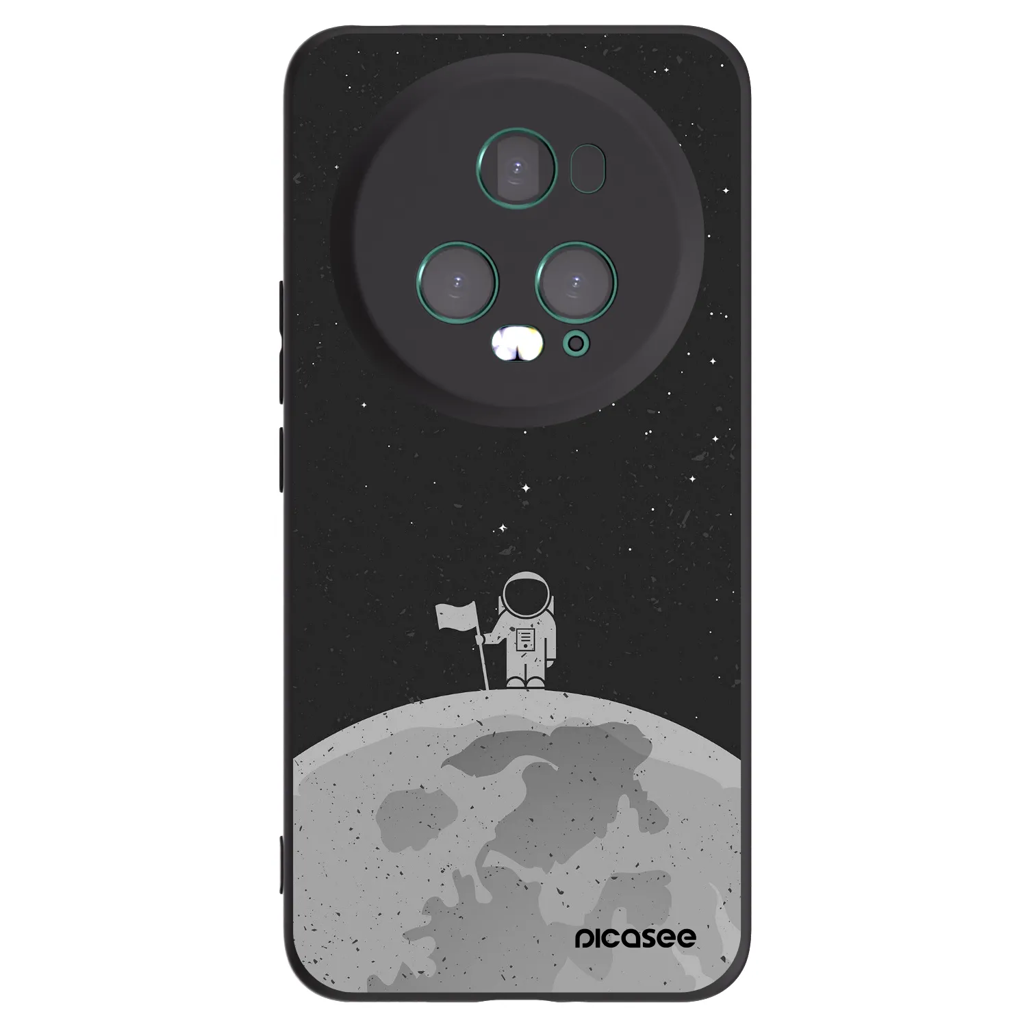 Silikónový čierny obal pre Honor Magic5 Pro - Astronaut
