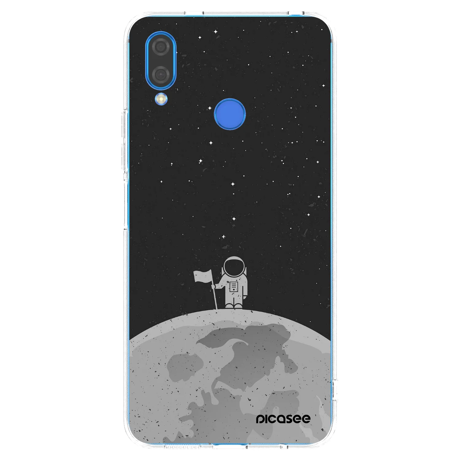 Picasee silikónový prehľadný obal pre Huawei Nova 3 - Astronaut
