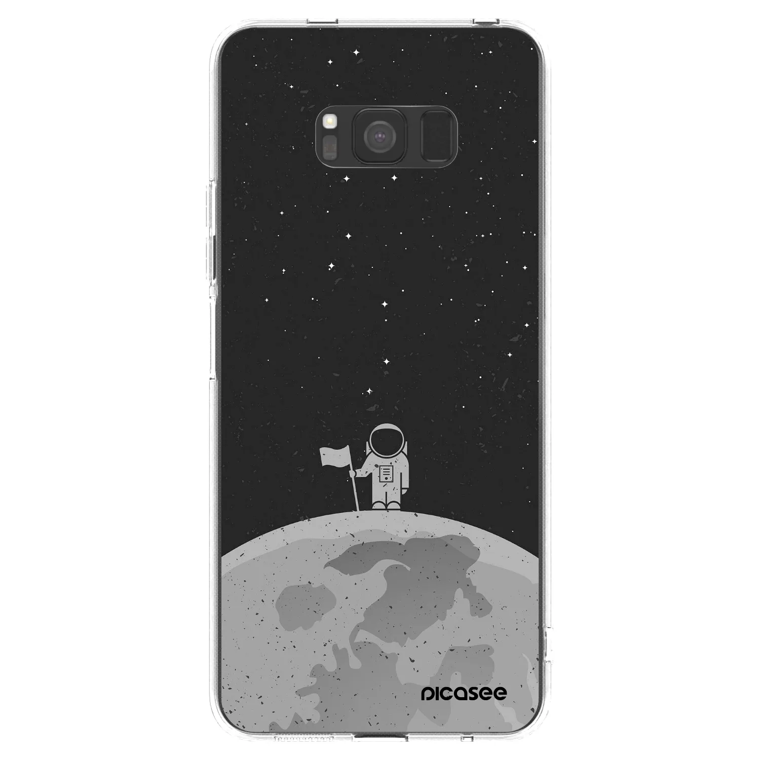 Picasee silikónový prehľadný obal pre Samsung Galaxy S8 G950F - Astronaut